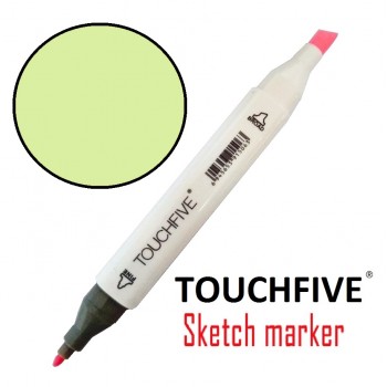 Маркер двусторонній TouchFive (Touch) №123 Fluorescent Yellow (Флуоресцентний жовтий)