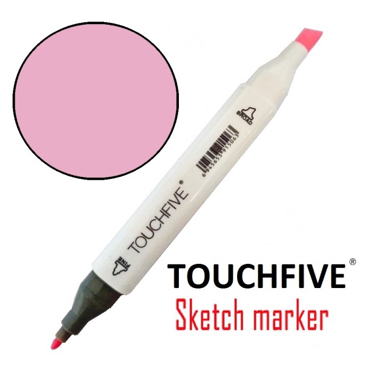 Маркер двусторонній TouchFive (Touch) №137 Medium Pink (Середній рожевий)