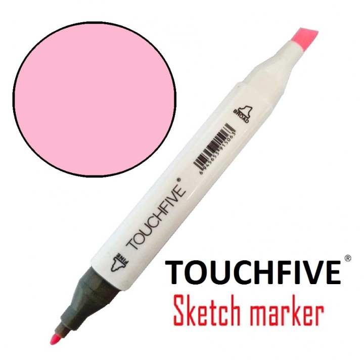 Маркер двусторонній TouchFive (Touch) №138 Light Pink (Світло-рожевий)